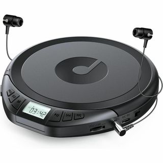 cdプレーヤー ポータブル 語学学習 ESP音飛び防止 Type-C 乾電池(ポータブルプレーヤー)