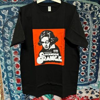 ベートーベン 時計仕掛け オレンジ 映画 ティーシャツ 夏 半袖 メンズ(Tシャツ/カットソー(半袖/袖なし))