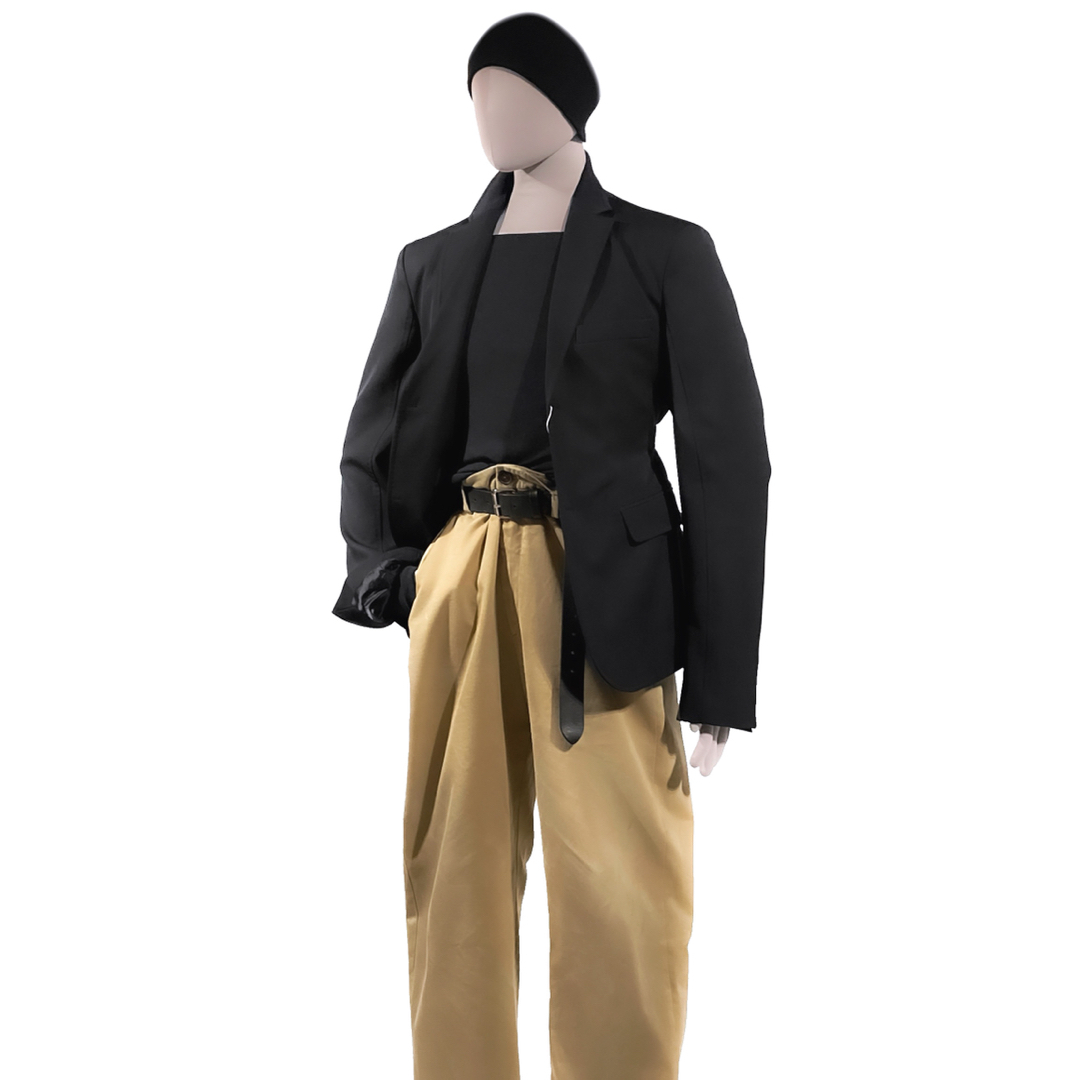 JACQUEMUS 23f/w 2B シングル テーラード ジャケット ブレザーの JACQUEMUS 23f/w 2B シングル テーラード ジャケット ブレザーの
