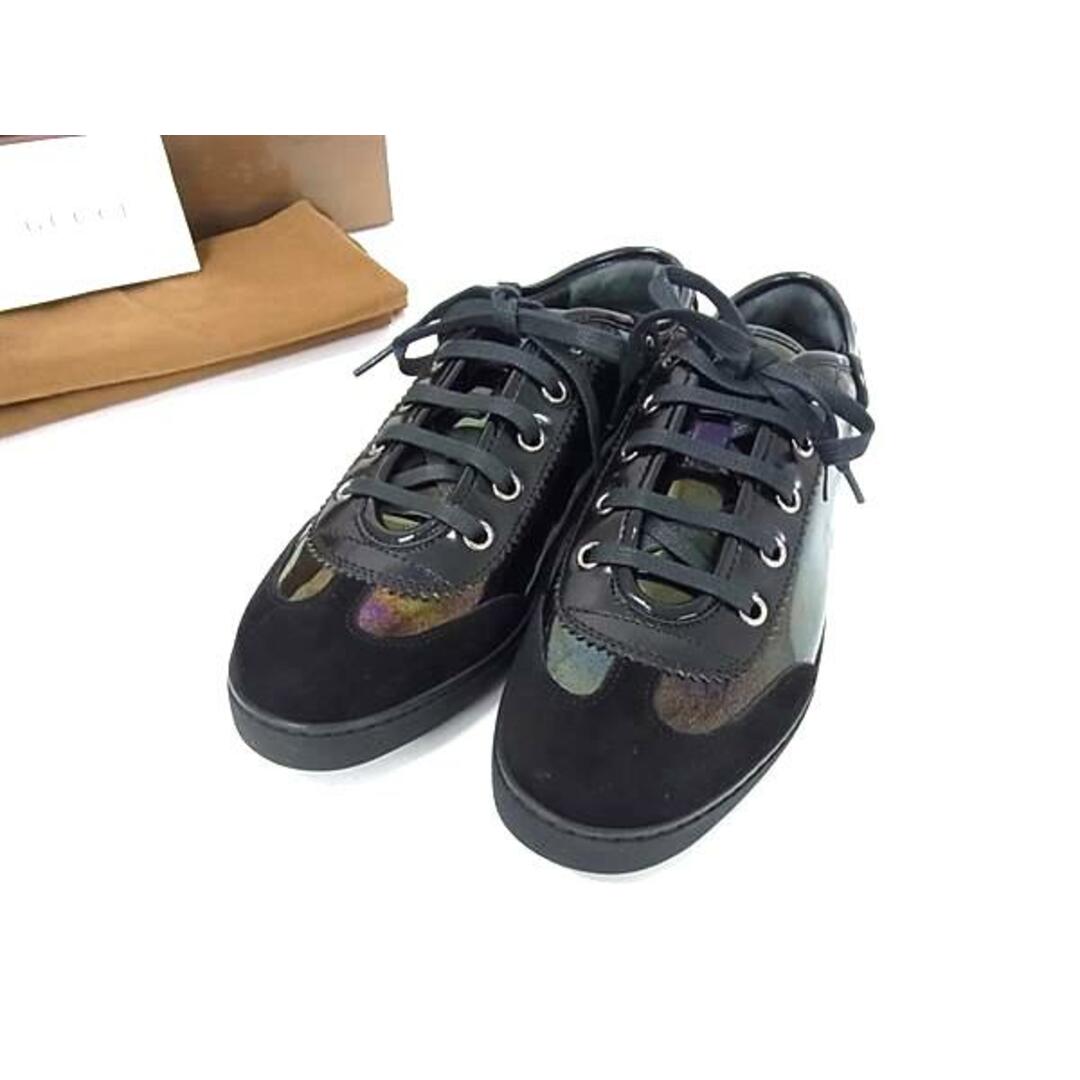 GUCCI - □新品同様□ GUCCI グッチ パテントレザー×スエード GUCCI - □新品同様□ GUCCI グッチ パテントレザー×スエード