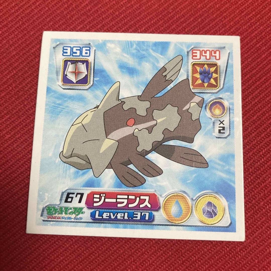 ポケモン(ポケモン)のジーランス ポケモン シール烈伝 シール列伝 シール ステッカー アマダ レトロ インテリア/住まい/日用品の文房具(シール)の商品写真