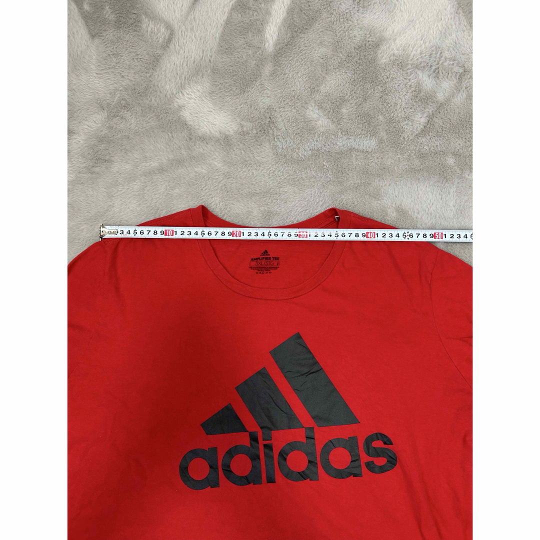 adidas(アディダス)のadidas アディダス　AMPLIFIER TEE Tシャツ　3XL 赤 メンズのトップス(Tシャツ/カットソー(半袖/袖なし))の商品写真