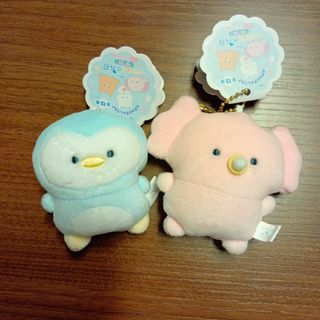 つぶらな瞳の水族館 むぎゅぬい ぷちマスコット べびーうーぱーるーぱー ぺんぎん(キャラクターグッズ)