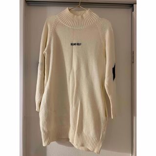 BEAMSGOLF - BEAMS GOLF ベージュ Vネック セーター BEAMSGOLF - BEAMS GOLF ベージュ Vネック セーター