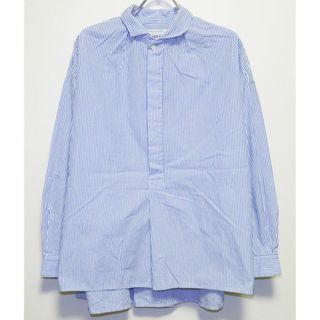 ヤエカ(YAECA)のYAECA ドルマンプルオーバー ストライプシャツ S レディース ヤエカ(シャツ/ブラウス(長袖/七分))