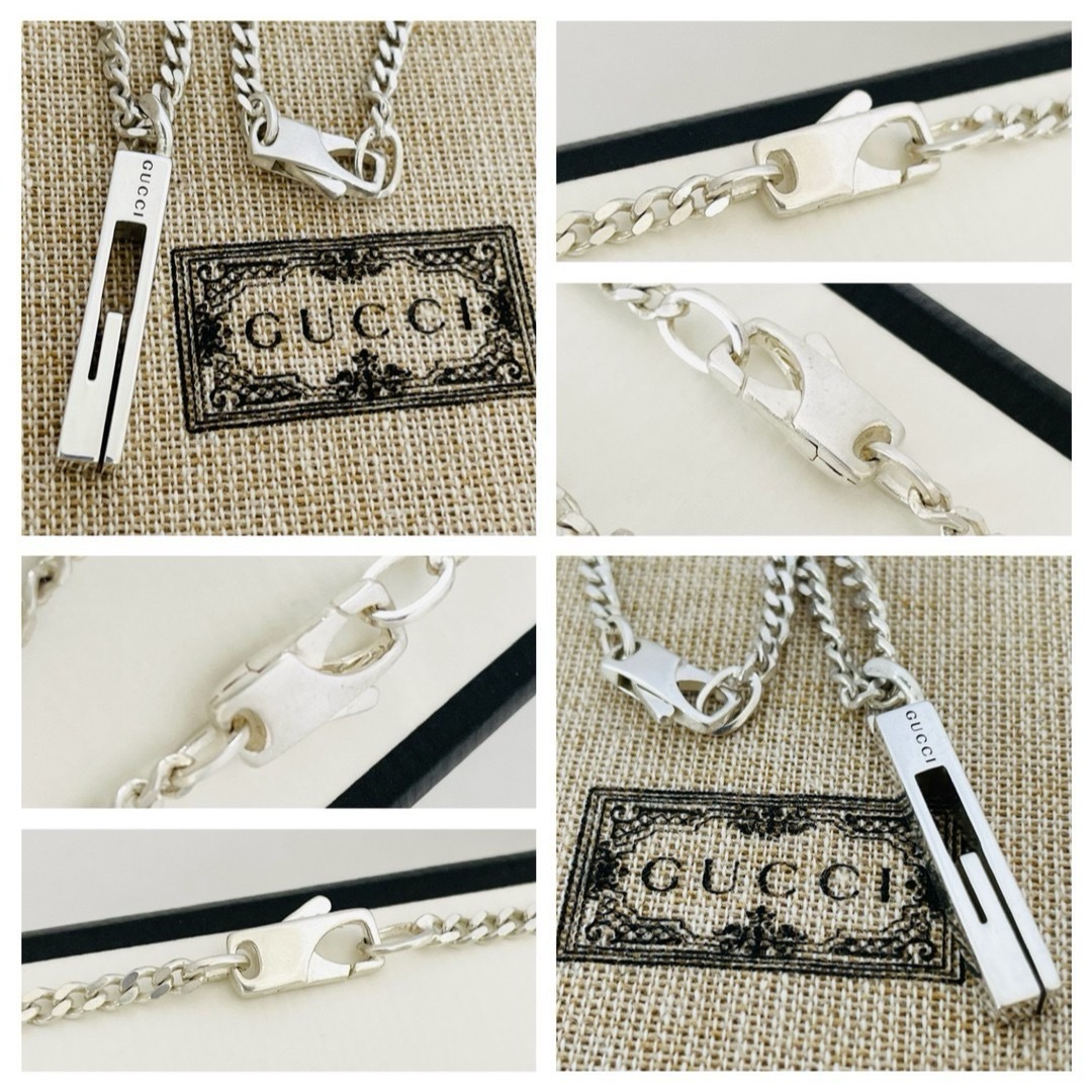 GUCCI - 極美品☆グッチ ネックレス カットアウト Gモチーフ GUCCI - 極美品☆グッチ ネックレス カットアウト Gモチーフ