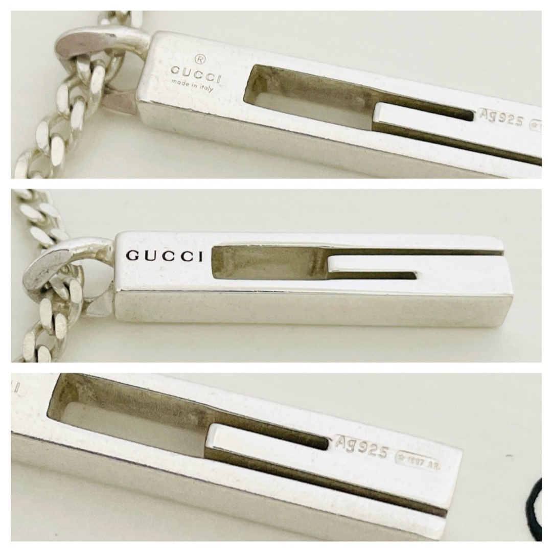 GUCCI - 極美品☆グッチ ネックレス カットアウト Gモチーフ GUCCI - 極美品☆グッチ ネックレス カットアウト Gモチーフ
