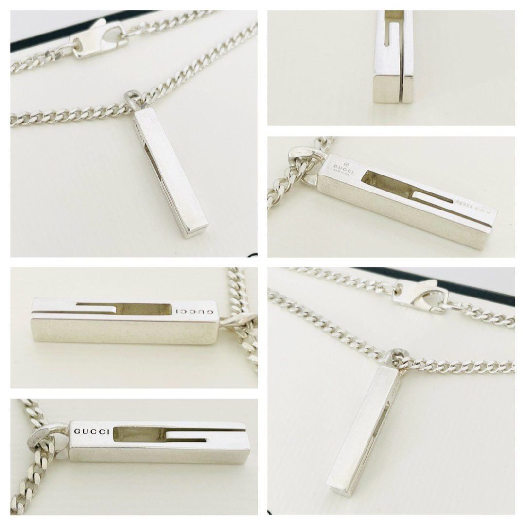 GUCCI - 極美品☆グッチ ネックレス カットアウト Gモチーフ GUCCI - 極美品☆グッチ ネックレス カットアウト Gモチーフ