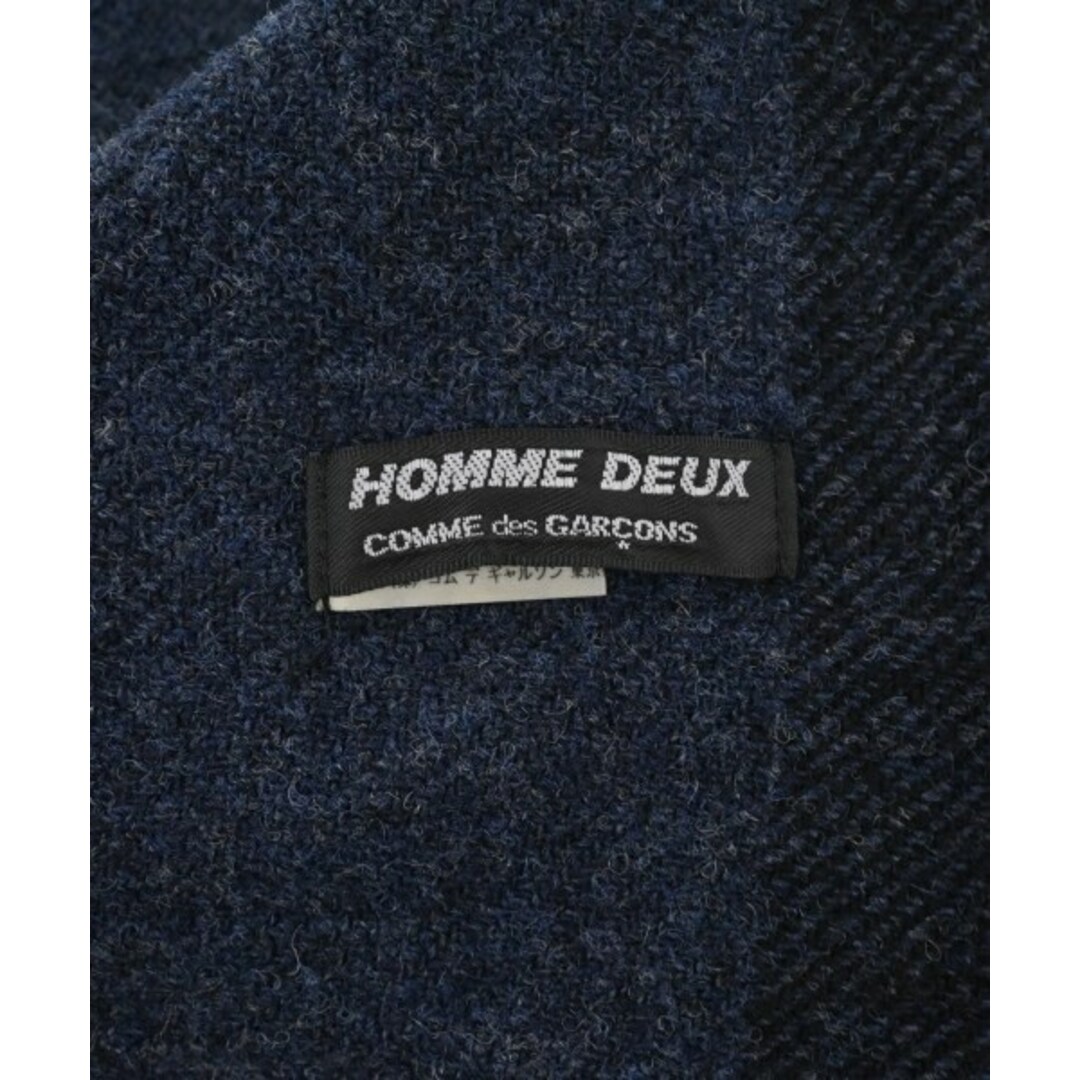 COMME des GARCONS HOMME DEUX マフラー - 紺 【古着】