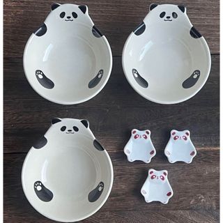 【新品】パンダの食器セット(食器)