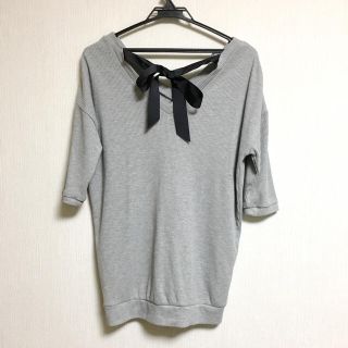 イング(INGNI)のINGNI バックリボン トップス(カットソー(長袖/七分))