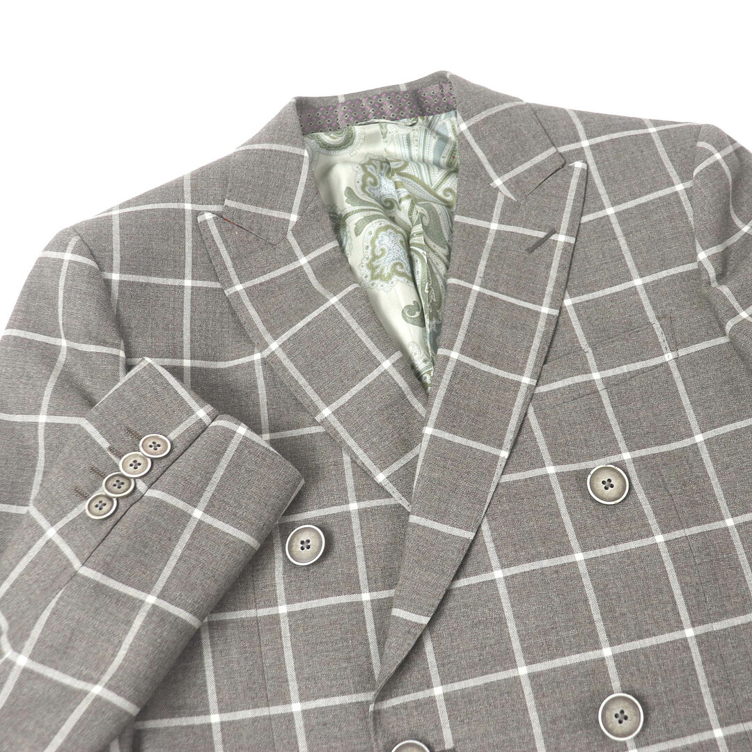 ETRO - 極美品□ETRO エトロ ウィンドウペン 裏シルク ETRO - 極美品□ETRO エトロ ウィンドウペン 裏シルク
