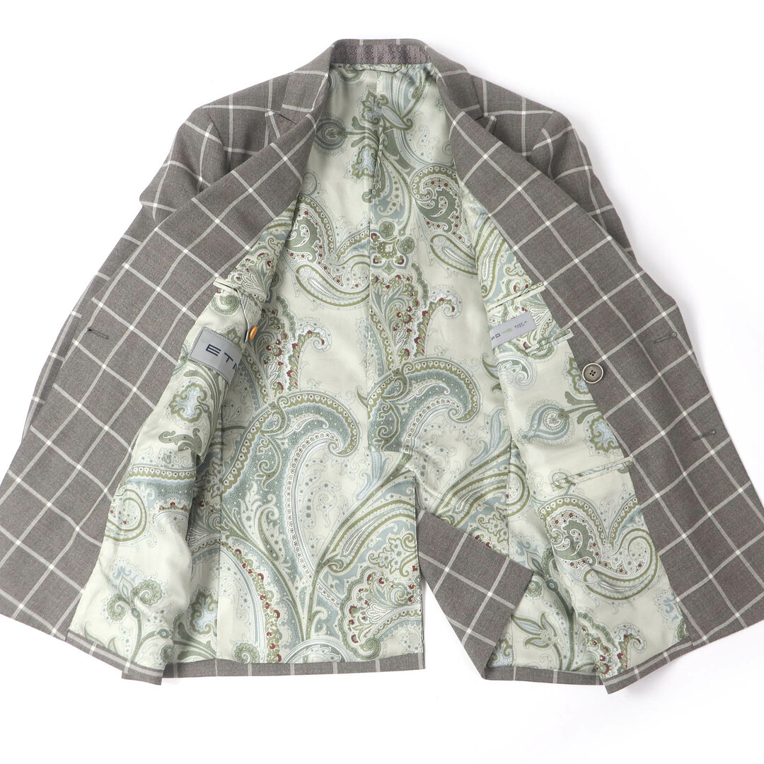 ETRO - 極美品□ETRO エトロ ウィンドウペン 裏シルク ETRO - 極美品□ETRO エトロ ウィンドウペン 裏シルク