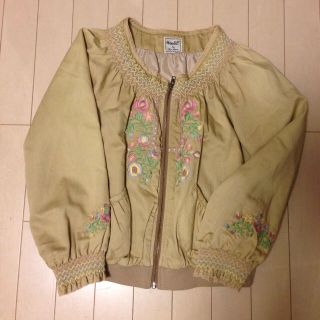 パラビオン(Par Avion)のPar Avion 刺繍ブルゾン(ブルゾン)
