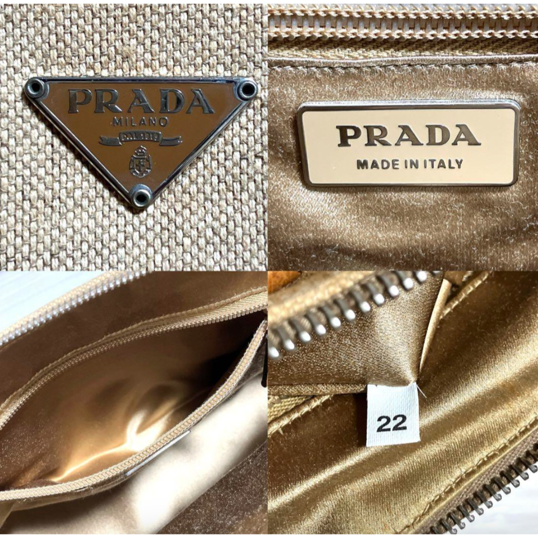 PRADA - プラダ カナパ オーストリッチ ハンドバッグ BN0082 PRADA - プラダ カナパ オーストリッチ ハンドバッグ BN0082