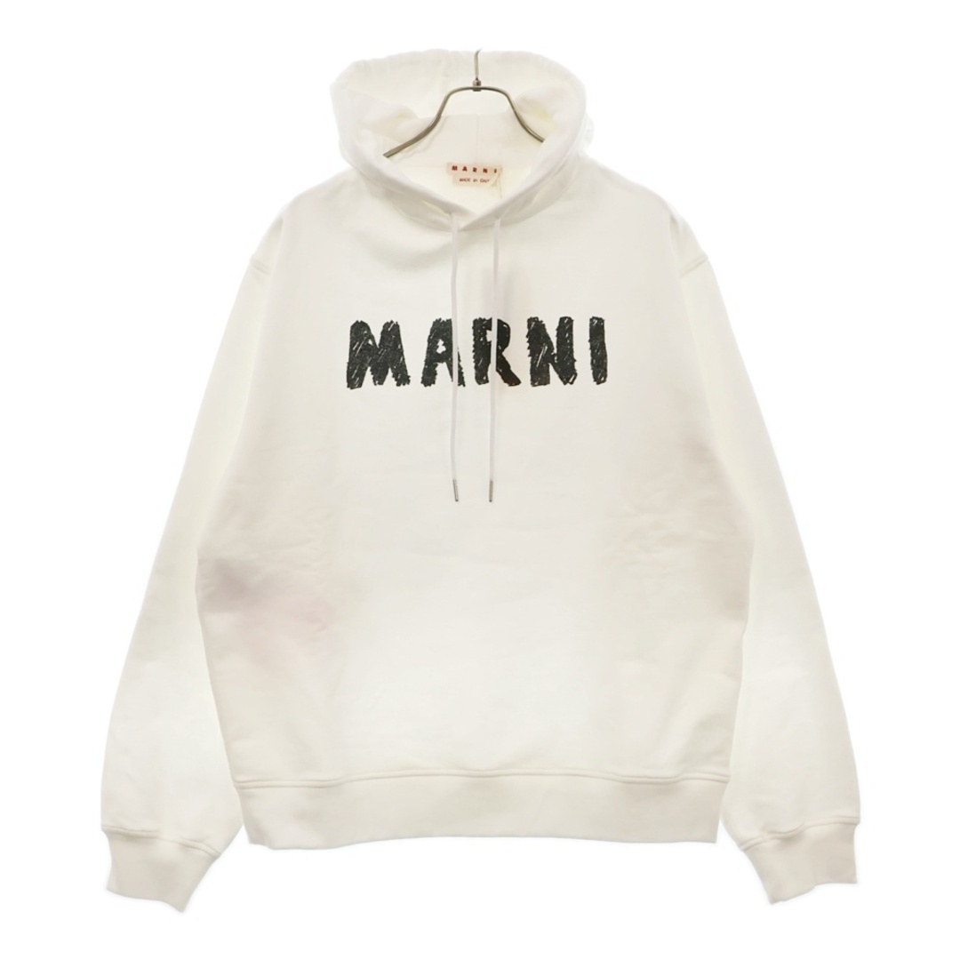 MARNI - MARNI マルニ ロゴプリント オーバーサイズ コットン MARNI - MARNI マルニ ロゴプリント オーバーサイズ コットン