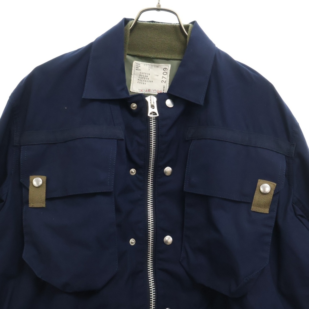 sacai - Sacai サカイ 22SS Nylon Twill Mix Blouson ナイロン sacai - Sacai サカイ 22SS Nylon Twill Mix Blouson ナイロン