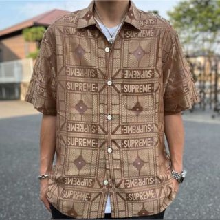 シュプリーム(Supreme)のSUPREME - Tray Jacquard S/S Shirt(シャツ)