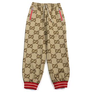 GUCCI - GUCCI グッチ 18SS サイドライン ギャバジンテーパード GUCCI - GUCCI グッチ 18SS サイドライン ギャバジンテーパード