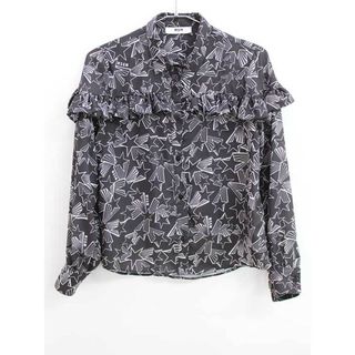 MSGM - MSGM 長袖シャツ 140cm キッズ 女の子 黒×白【中古】【新入荷!】◇