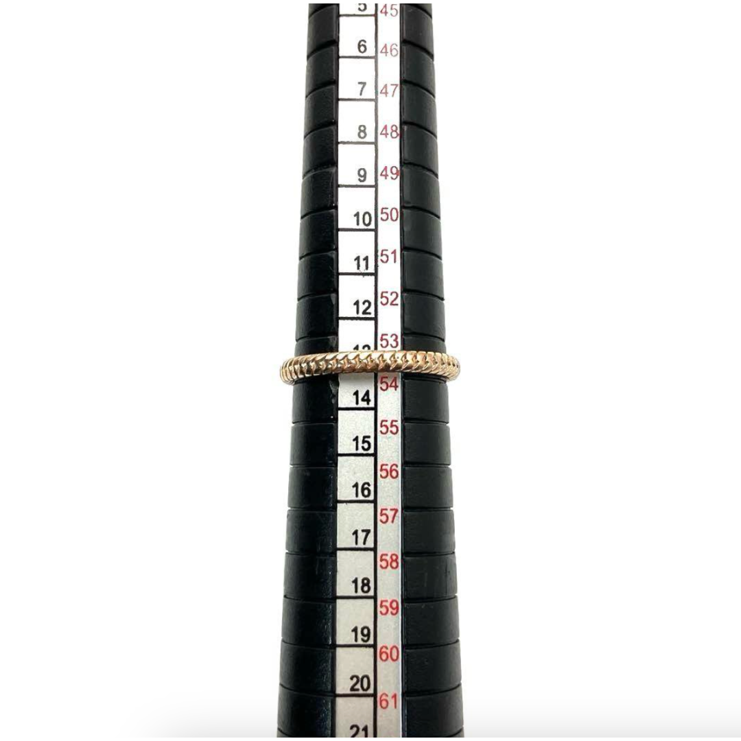 FENDI フェンディ バゲット リング ストーン 8AH813 ゴールド