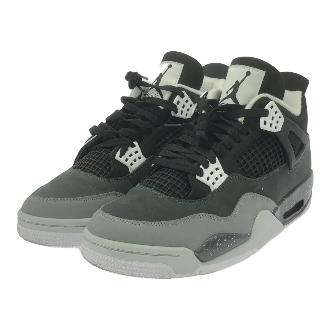 Air Jordan 4 fear グレー/ブラック/ホワイト スニーカー