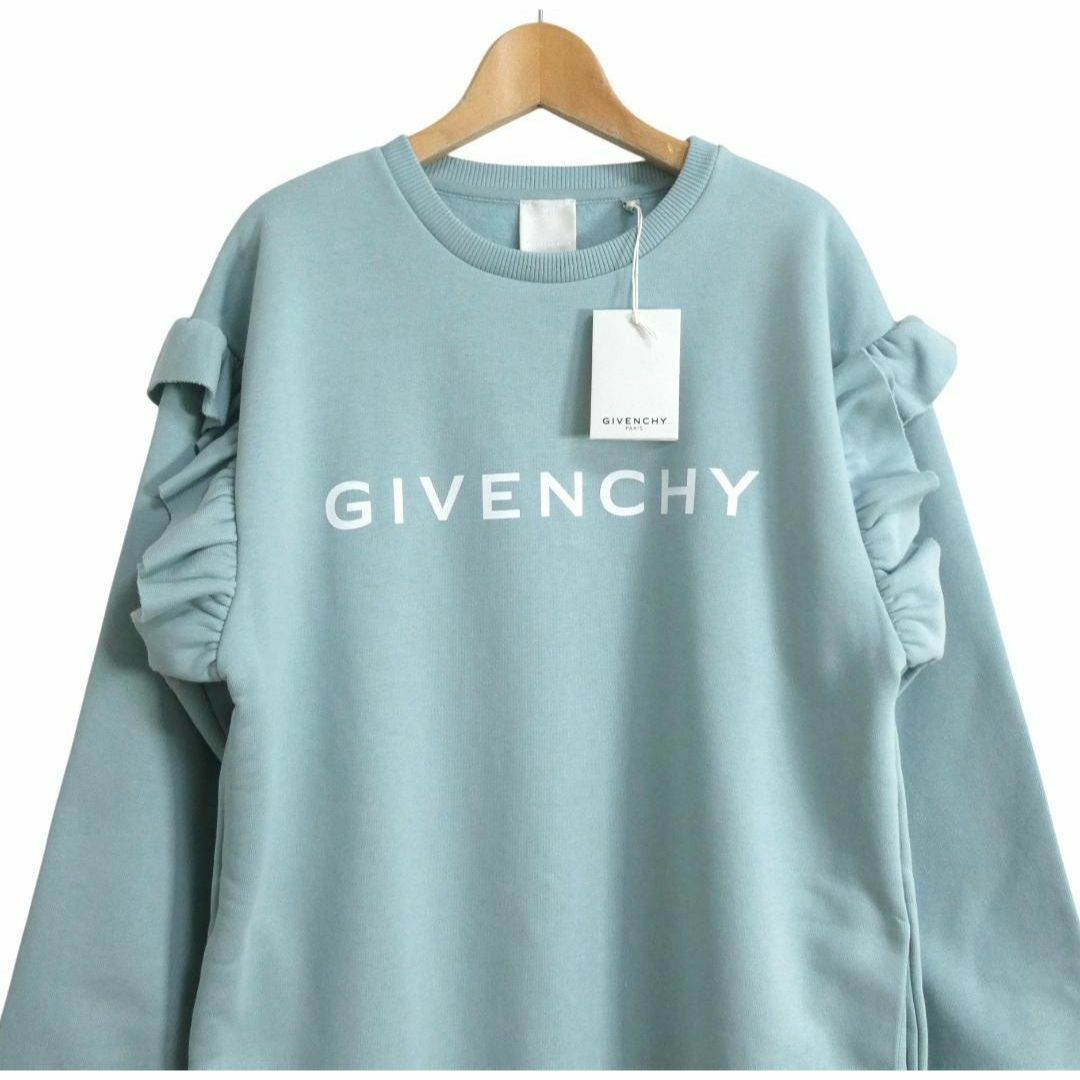 GIVENCHY - 未使用 ジバンシー フリル バックロゴ スウェット GIVENCHY - 未使用 ジバンシー フリル バックロゴ スウェット