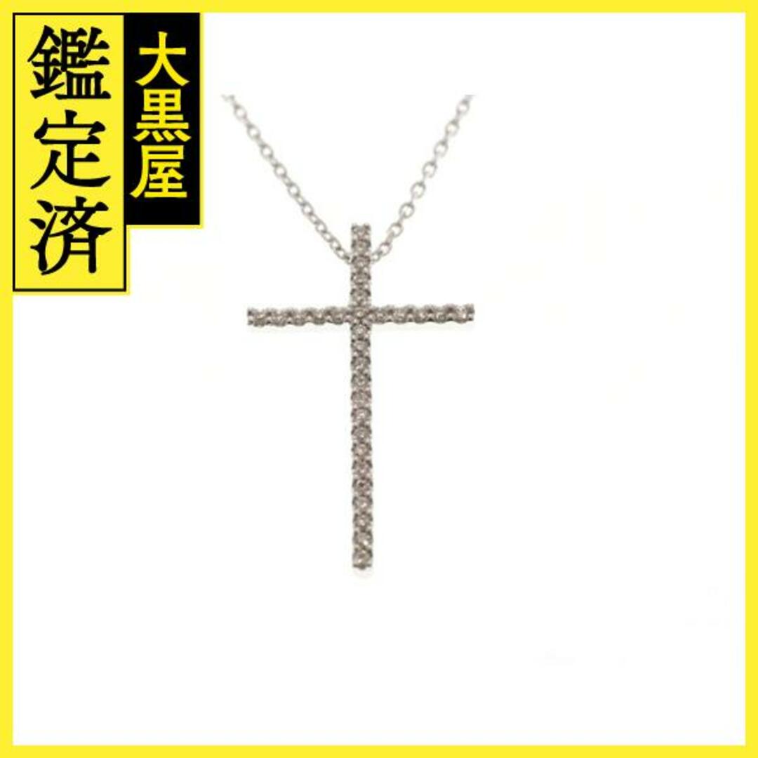 STAR JEWELRY - スタージュエリー クロス ネックレス ダイヤモンド 【473】
