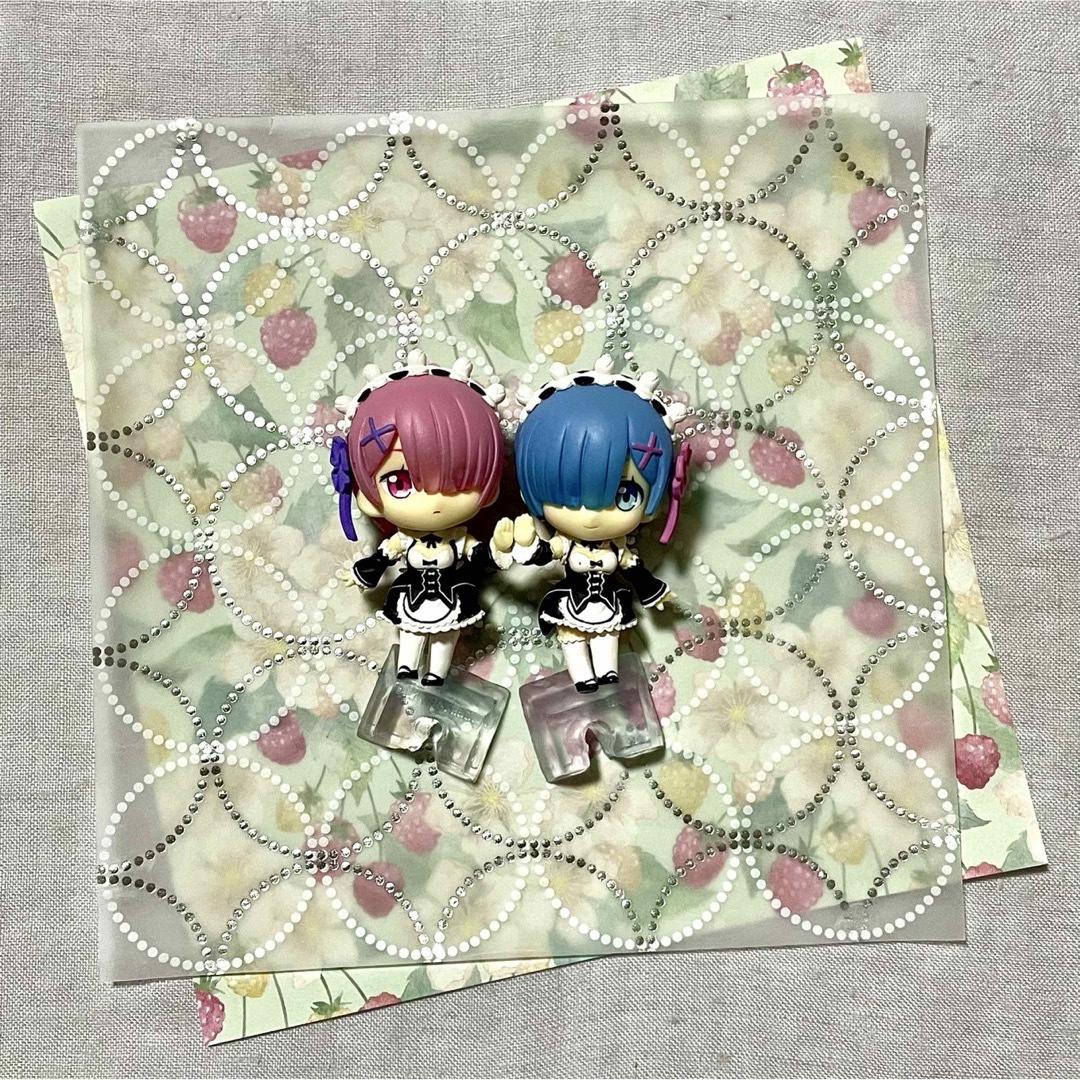 Re:ゼロから始める異世界生活 ガシャポンくじ レム&ラム あそーと フィギュア エンタメ/ホビーのフィギュア(アニメ/ゲーム)の商品写真