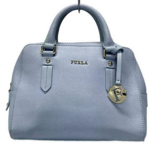 FURLA - FURLA 巾着 レザー デニム ハンドバッグ 8813の通販 by FURLA - FURLA 巾着 レザー デニム ハンドバッグ 8813の通販 by