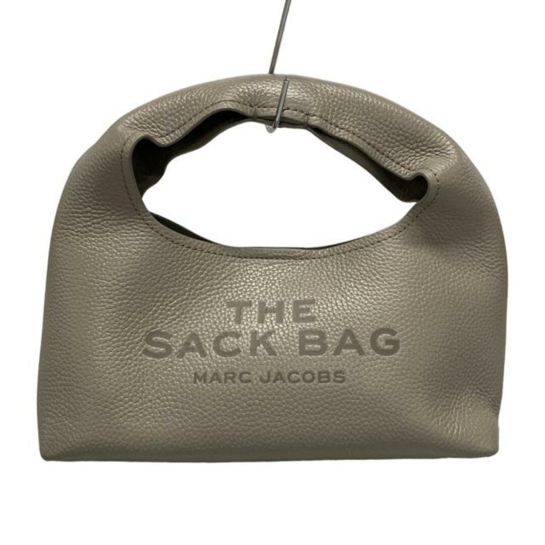MARC JACOBS - MARC JACOBS(マークジェイコブス) ハンドバッグ美品  ザ レザー サック バッグ ミニ 2F3HSH020H01 ベージュ レザー
