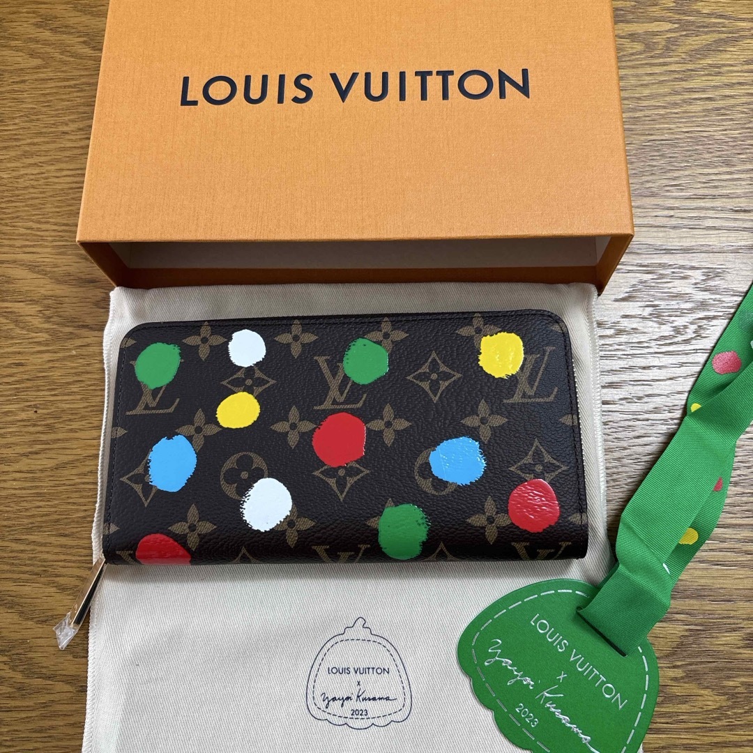 LOUIS VUITTON - ルイヴィトン 草間彌生 ジッピーウォレットの LOUIS VUITTON - ルイヴィトン 草間彌生 ジッピーウォレットの