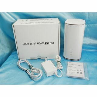 エーユー(au)のau SPEED Wi-Fi Home 5G L13 「ZTR02SWU」(PC周辺機器)