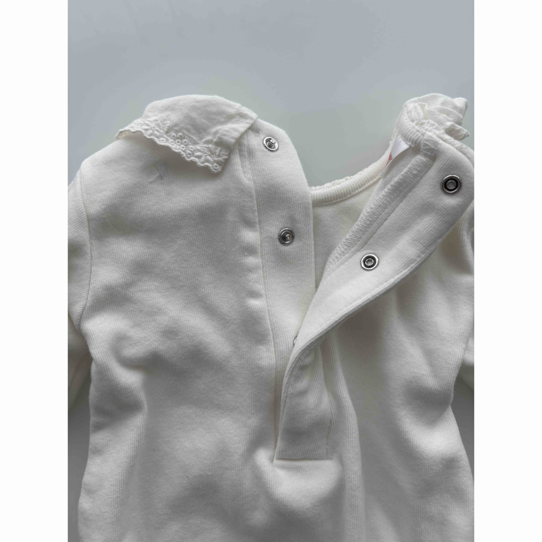 ZARA KIDS(ザラキッズ)のzara kids ベビー ロンパース 1〜3month 62㎝ レース キッズ/ベビー/マタニティのベビー服(~85cm)(ロンパース)の商品写真