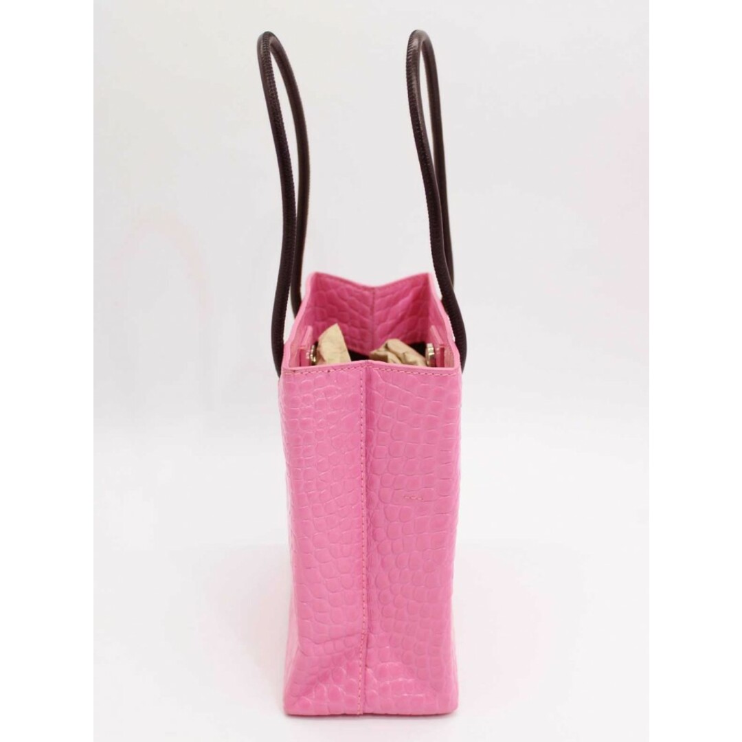 BALENCIAGA - バレンシアガ クロコ型押しショッピングバッグ BALENCIAGA - バレンシアガ クロコ型押しショッピングバッグ