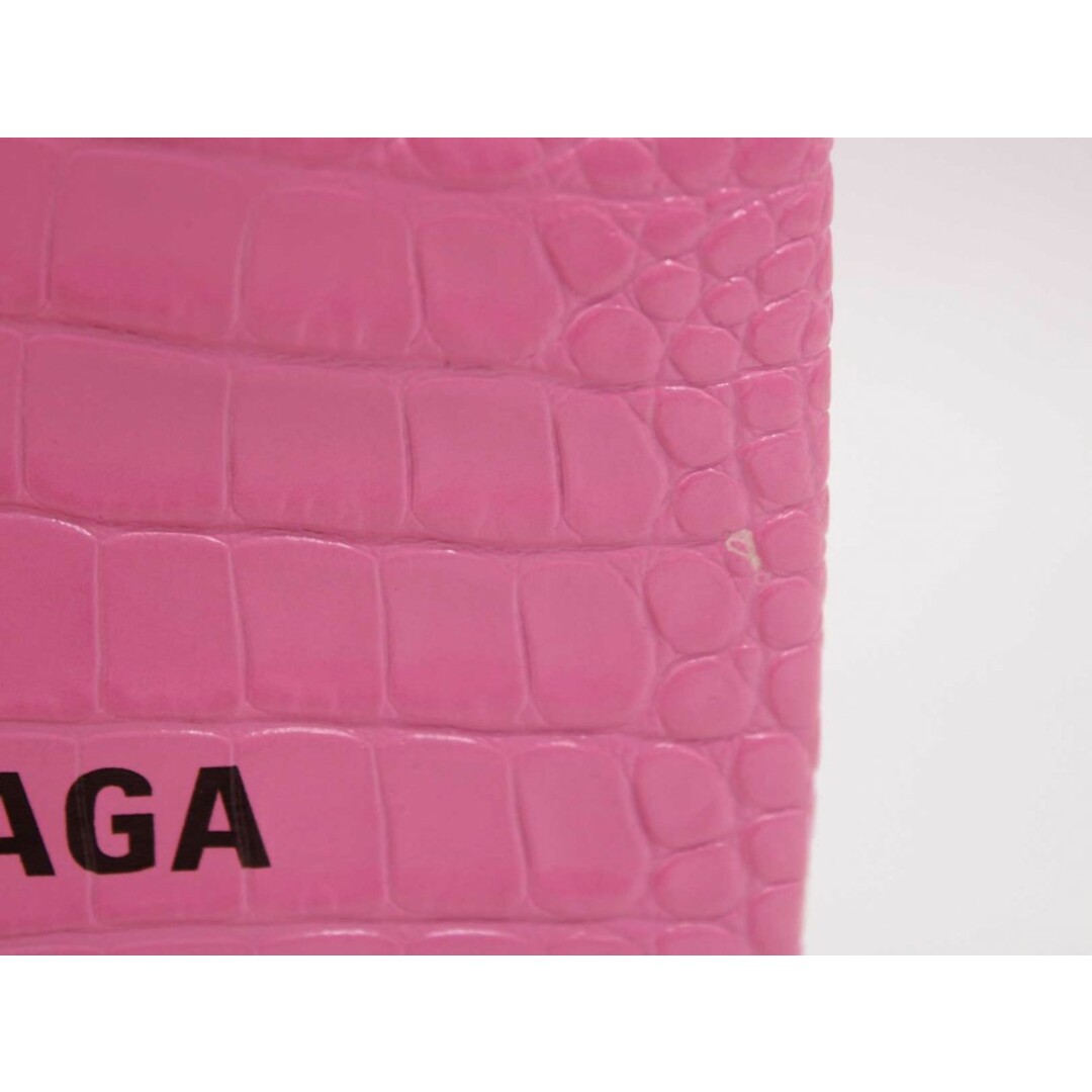 BALENCIAGA - バレンシアガ クロコ型押しショッピングバッグ BALENCIAGA - バレンシアガ クロコ型押しショッピングバッグ