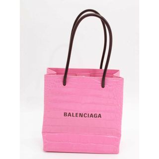 BALENCIAGA - Balenciaga 美品 総柄 ロゴ カバス S ハンドバッグ BALENCIAGA - Balenciaga 美品 総柄 ロゴ カバス S ハンドバッグ