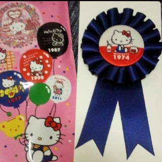 ハローキティ(ハローキティ)の📮サンリオ　ハローキティ　ロゼット(その他)
