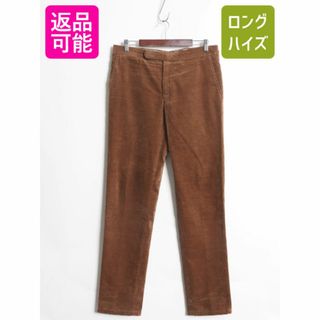 ラルフローレン(Ralph Lauren)のポロ ラルフローレン 太畝 コーデュロイ パンツ メンズ 32 33 / 古着 ノータック ストレート スラックス グルカ タイプ サイドアジャスター(スラックス)