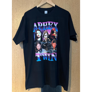 Aphex Twin エイフェックスツイン tシャツ テクノ ラップT XL(Tシャツ/カットソー(半袖/袖なし))