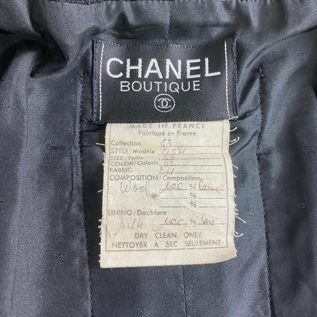 冬ギフト セ シャネル - CHANEL ノーカラージャケット コート CHANEL ジャケット・アウター