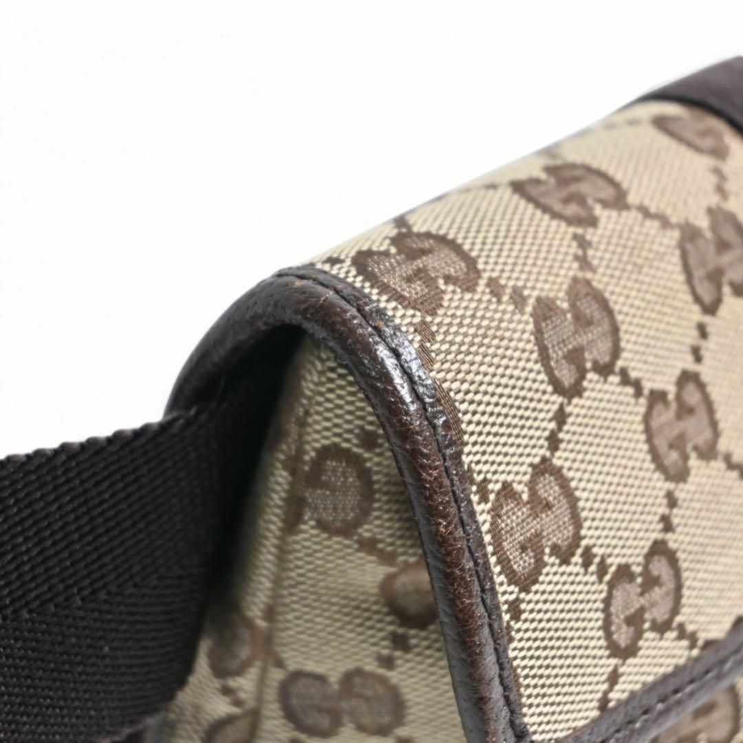 GUCCI - ☆美品☆グッチ GGキャンバス ボディバッグ ショルダー GUCCI - ☆美品☆グッチ GGキャンバス ボディバッグ ショルダー