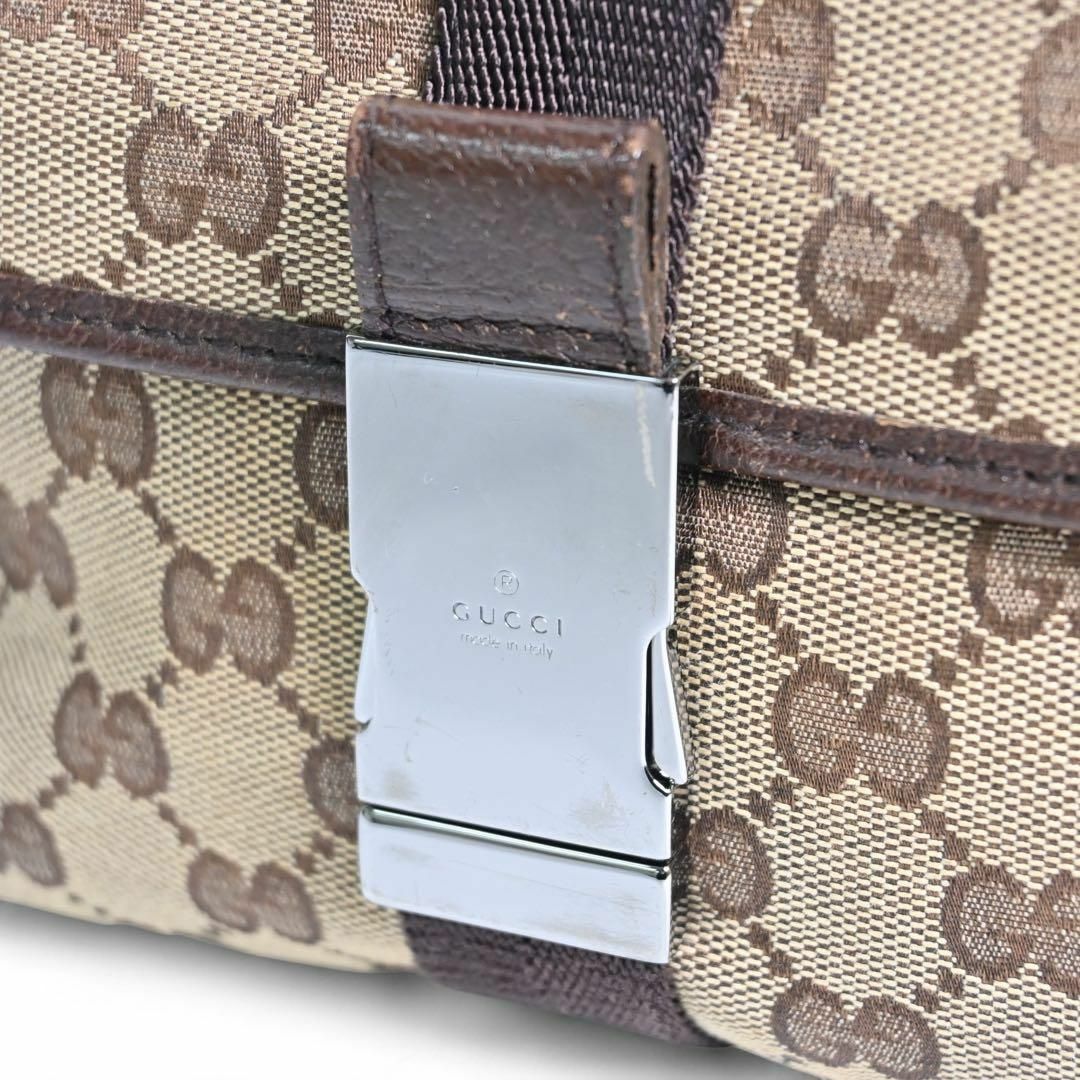 GUCCI - ☆美品☆グッチ GGキャンバス ボディバッグ ショルダー GUCCI - ☆美品☆グッチ GGキャンバス ボディバッグ ショルダー