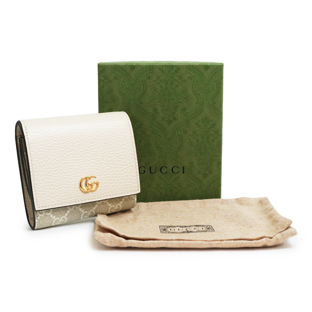 GUCCI - グッチ GG マーモント ダブルG バイカラー ミディアム GUCCI - グッチ GG マーモント ダブルG バイカラー ミディアム