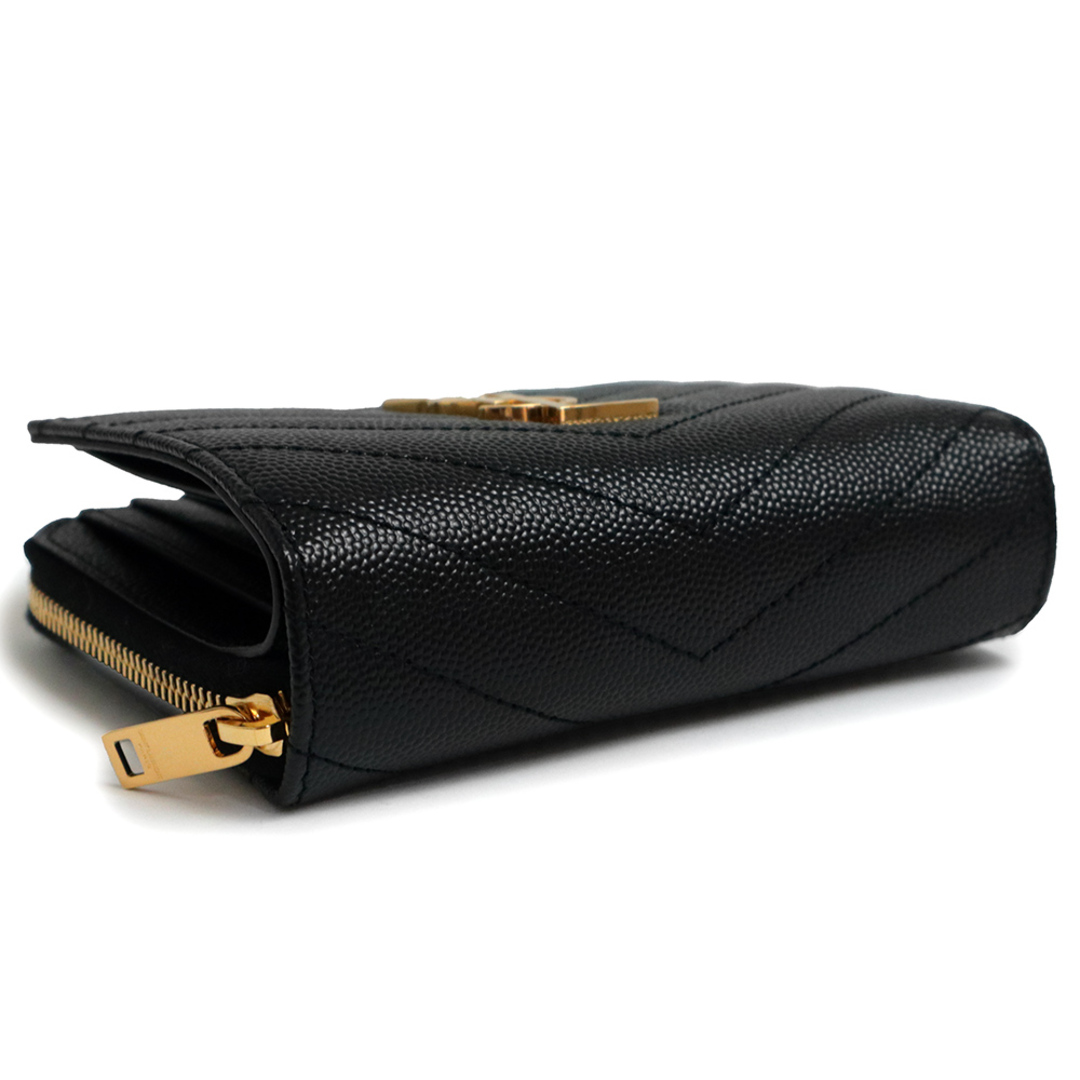 SAINT LAURENT - サンローラン モノグラム コンパクト ジップ SAINT LAURENT - サンローラン モノグラム コンパクト ジップ