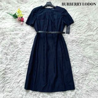 BURBERRY - 【美品】バーバリーロンドン 膝丈 ワンピース BURBERRY - 【美品】バーバリーロンドン 膝丈 ワンピース