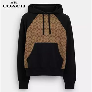 COACH - 極美品 COACH シグネチャー フーディ スウェット COACH - 極美品 COACH シグネチャー フーディ スウェット