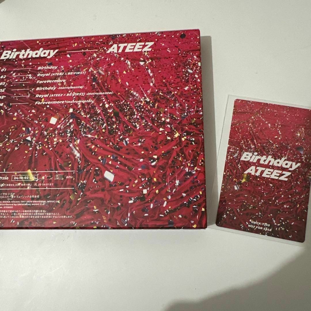 ATEEZ - ATEEZ Birthday 初回限定版A ホンジュン封入トレカ付の ATEEZ - ATEEZ Birthday 初回限定版A ホンジュン封入トレカ付の