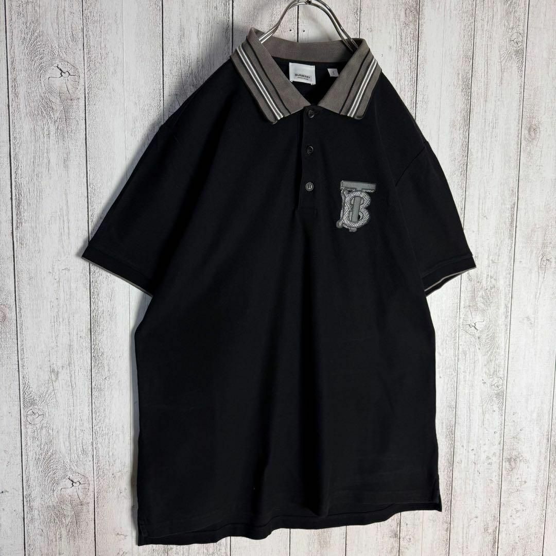 希少【Burberry】バーバリー ロゴ 半袖 ポロシャツ バーバリー) BURBERRY ロゴポロシャツ 8083154 (Burberry