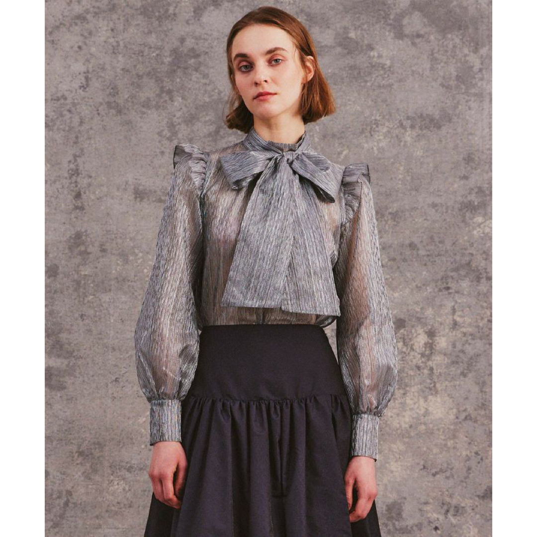 DOUBLE STANDARD CLOTHING - OSLOW ダイヤ柄ジャガードロング DOUBLE STANDARD CLOTHING - OSLOW ダイヤ柄ジャガードロング